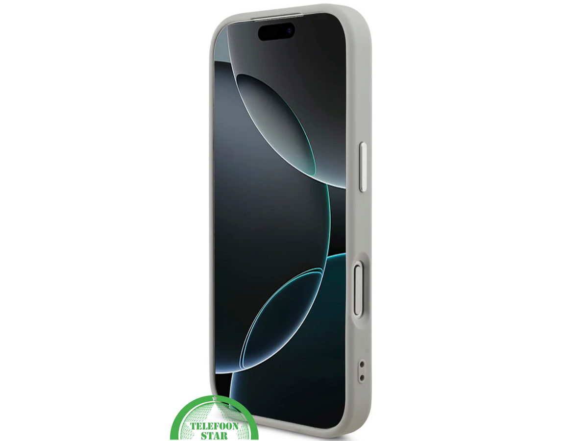 Guess iPhone 17 Pro Max Hoesje met MagSafe &ndash; Zilveren Glitter Luxe Bescherming
