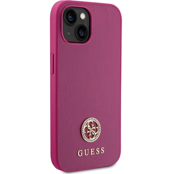 iPhone 15 Hardcase | Guess Backcover | Roze
