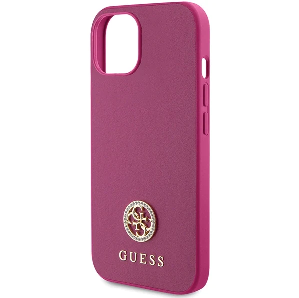 iPhone 15 Hardcase | Guess Backcover | Roze