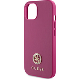iPhone 15 Hardcase | Guess Backcover | Roze