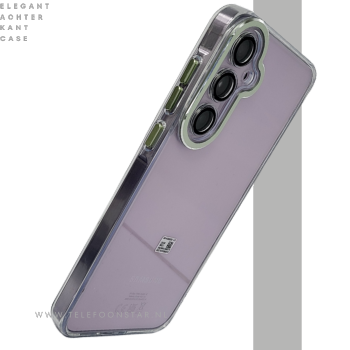 Hoesje voor Samsung Galaxy A37 Transparant groen knop Schokbestendige Bescherming