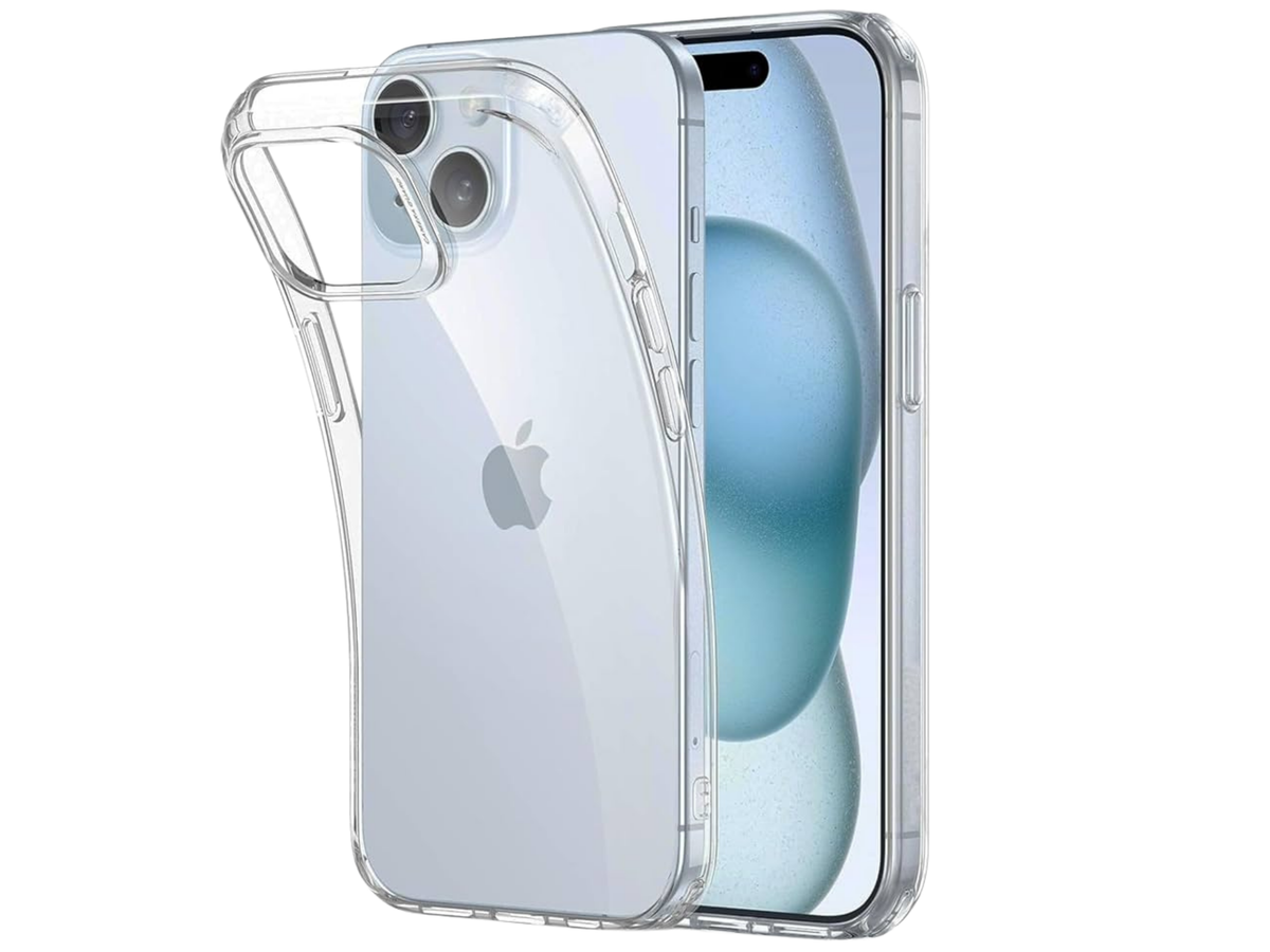 Transparant iPhone 15 Hoesje - Flexibel en Valbestendig