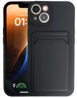 iPhone Hoesje met Pasjeshouder Zwart