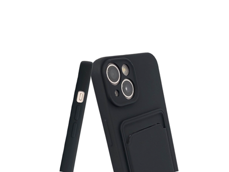 iPhone Hoesje met Pasjeshouder Zwart