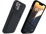 iPhone Hoesje met Pasjeshouder Zwart