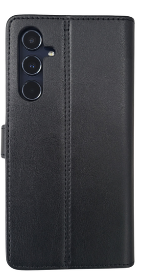 Bookcase Hoesje Samsung Galaxy – Zwart Leerlook met Pasjeshouder
