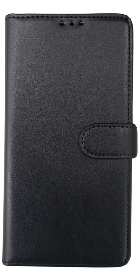 Bookcase Hoesje Samsung Galaxy – Zwart Leerlook met Pasjeshouder