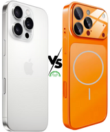 iPhone 15 Pro Max naar iPhone 17 Pro Max Oranje Transformer Flex Case
