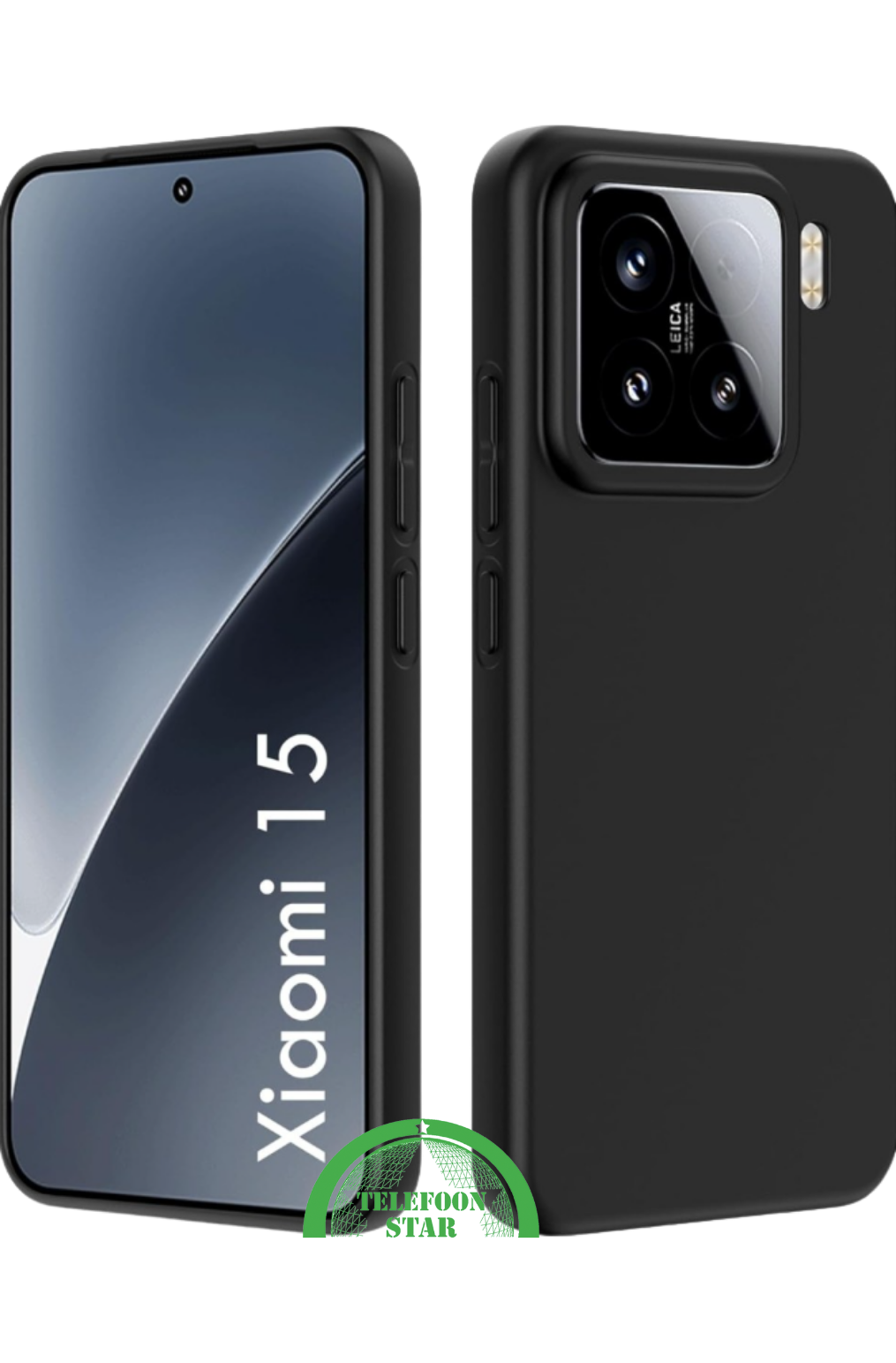 Xiaomi Redmi 15 5G – Zwart Soft-Touch Hoesje