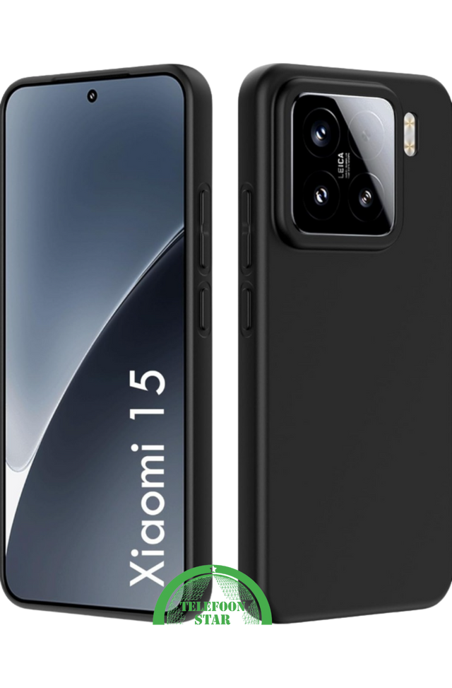 Xiaomi Redmi 15 5G – Zwart Soft-Touch Hoesje