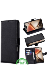 BlackGuard Wallet Bookcase – Zwart voor Xiaomi Redmi 15 5G