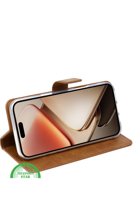 Xiaomi Redmi 15 5G – Bruin Bookcase Hoesje