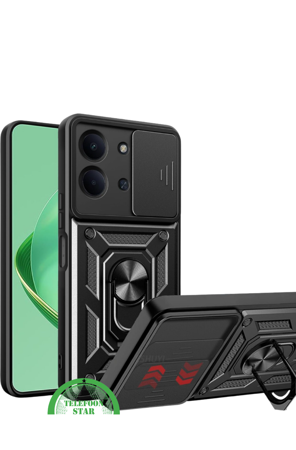 Hoesje voor Xiaomi Redmi 15C Supersterk – Met camera bescherming & standaard
