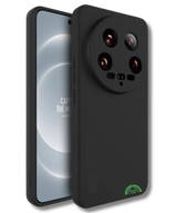 Hoesje Xiaomi 14 Ultra – Zwart Siliconen Softcase met Camera Bescherming