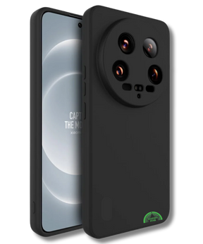 Hoesje Xiaomi 14 Ultra – Zwart Siliconen Softcase met Camera Bescherming