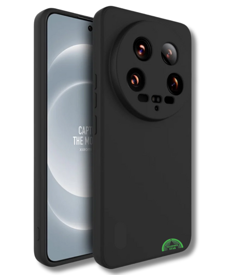 Hoesje Xiaomi 14 Ultra – Zwart Siliconen Softcase met Camera Bescherming