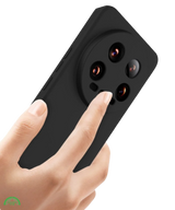 Hoesje Xiaomi 14 Ultra – Zwart Siliconen Softcase met Camera Bescherming