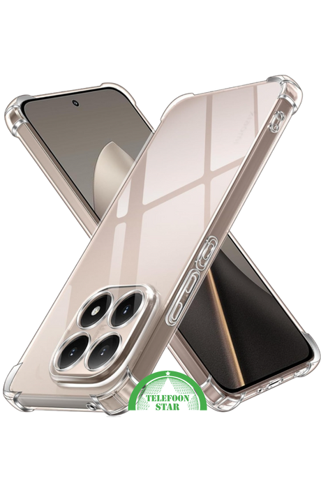 Xiaomi 15T Transparant Shockproof Hoesje – Sterke Bescherming & Duidelijk Desig