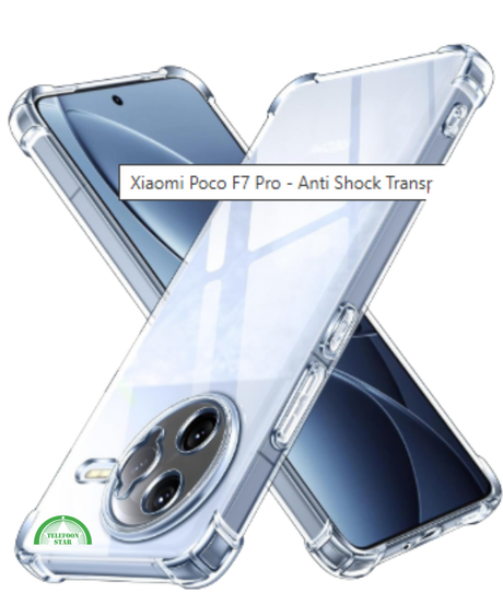 Hoesje voor Xiaomi POCO F7 Pro Transparant Anti-Shock