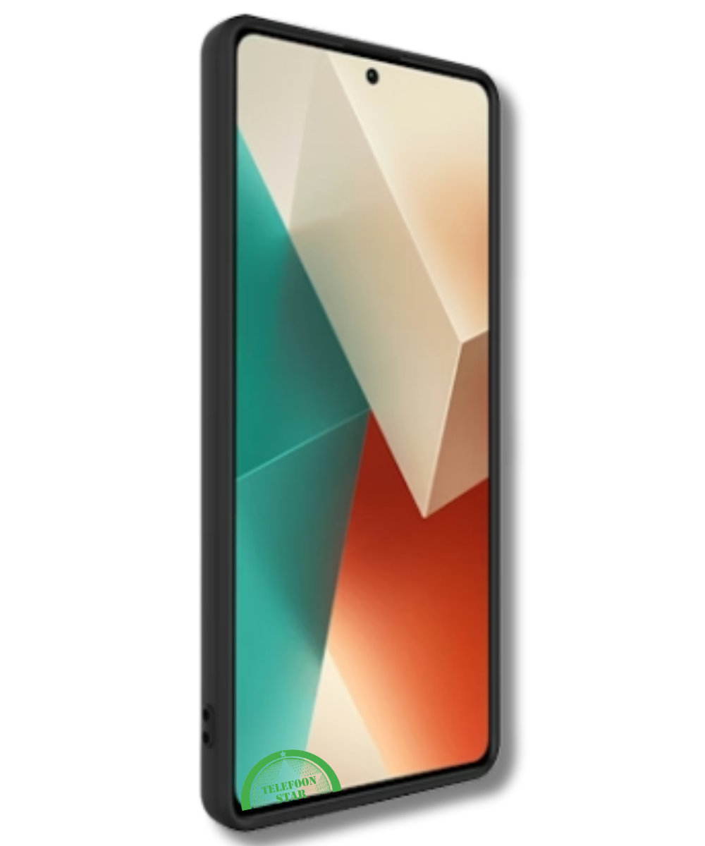 Hoesje voor Xiaomi Redmi Note 13 Pro 5G Zwart licht en strak