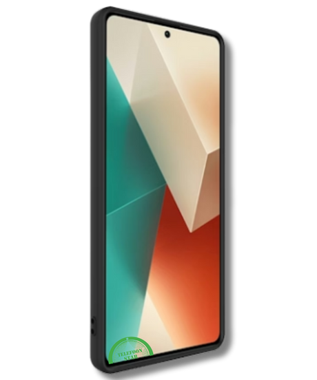 Hoesje voor Xiaomi Redmi Note 13 Pro 5G Zwart licht en strak
