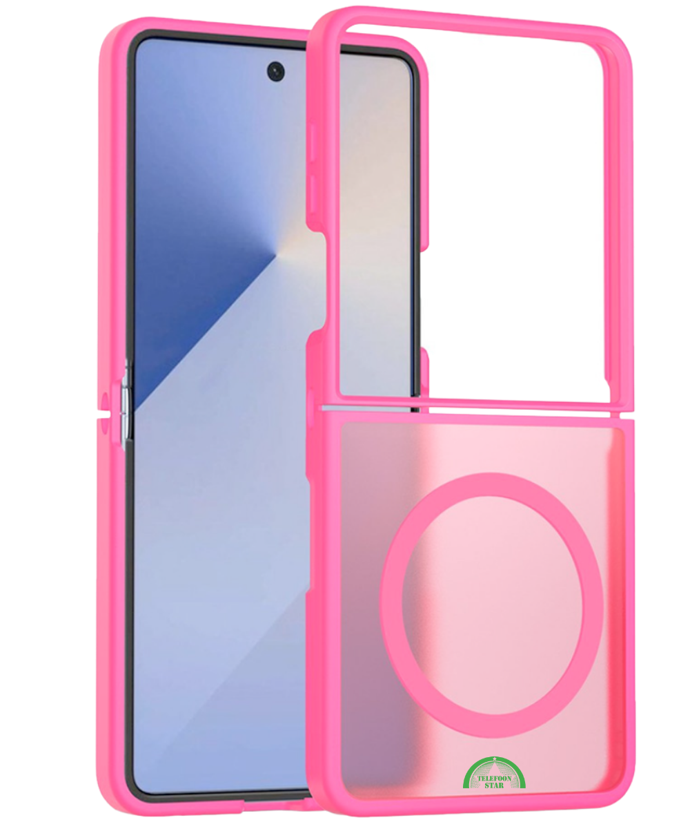 Hoesje voor Samsung Z Flip 6 Rose Guard Frosted Armor Case
