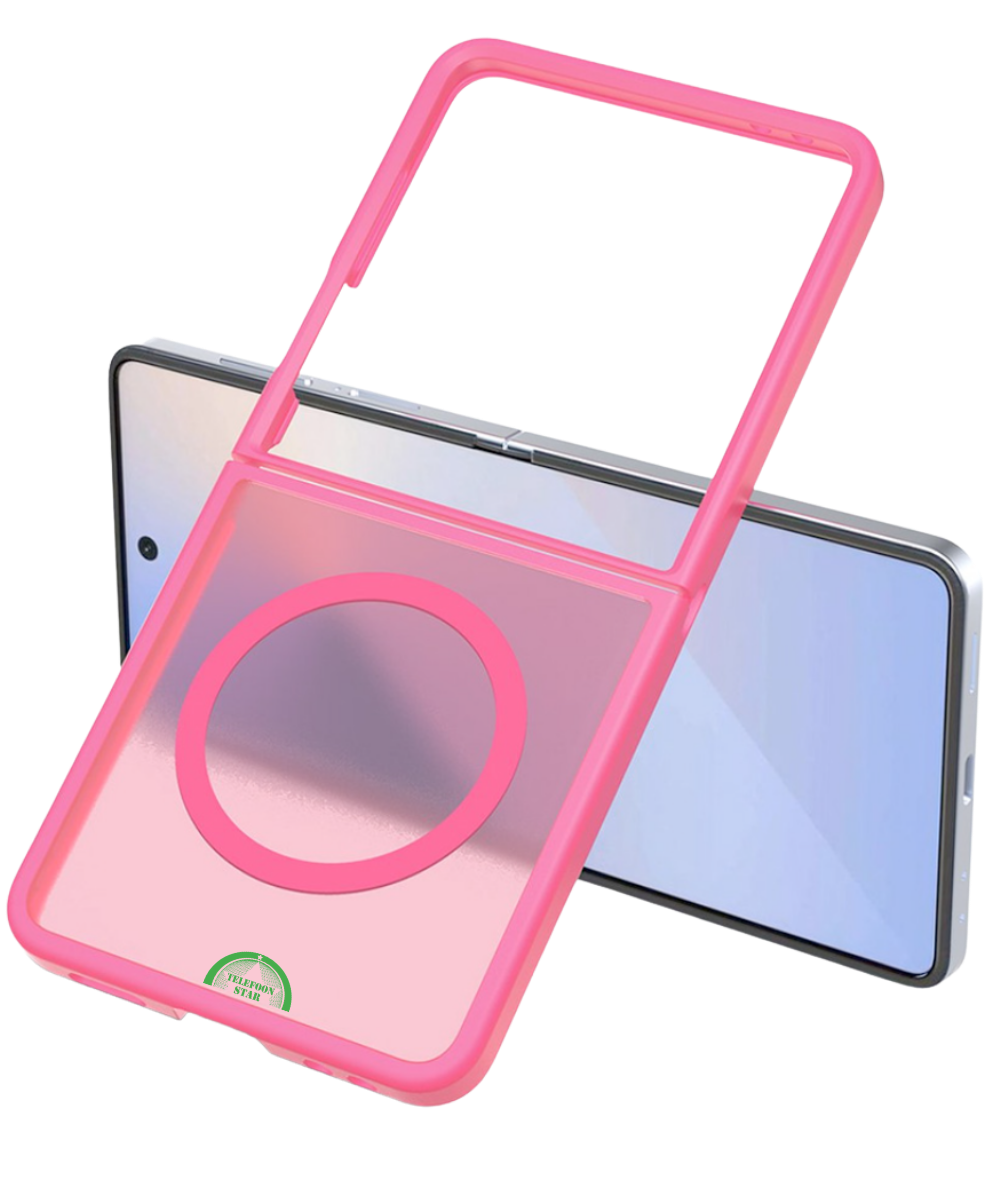 Hoesje voor Samsung Z Flip 6 Rose Guard Frosted Armor Case
