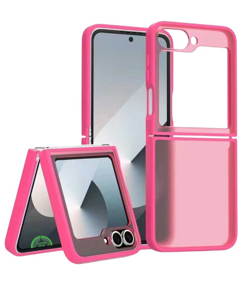 Hoesje voor Samsung Z Flip 6 Rose Guard Frosted Armor Case