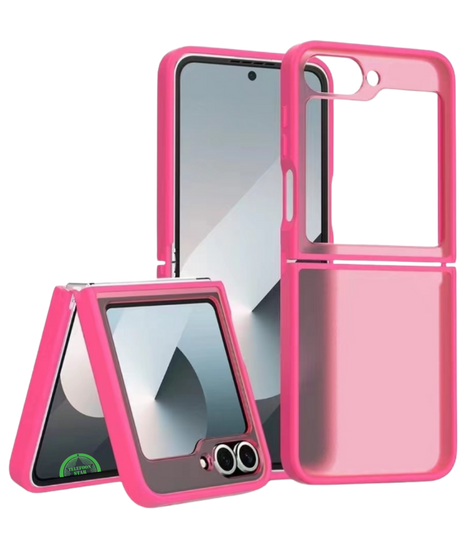 Hoesje voor Samsung Z Flip 6 Rose Guard Frosted Armor Case