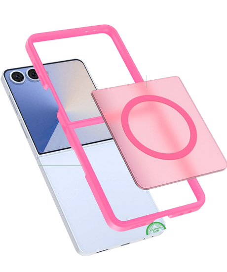 Hoesje voor Samsung Z Flip 6 Rose Guard Frosted Armor Case
