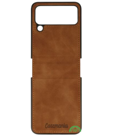 Hoesje voor Samsung Z Flip 6 Heritage Leather Wallet Case