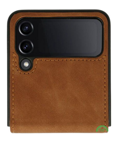 Hoesje voor Samsung Z Flip 6 Heritage Leather Wallet Case