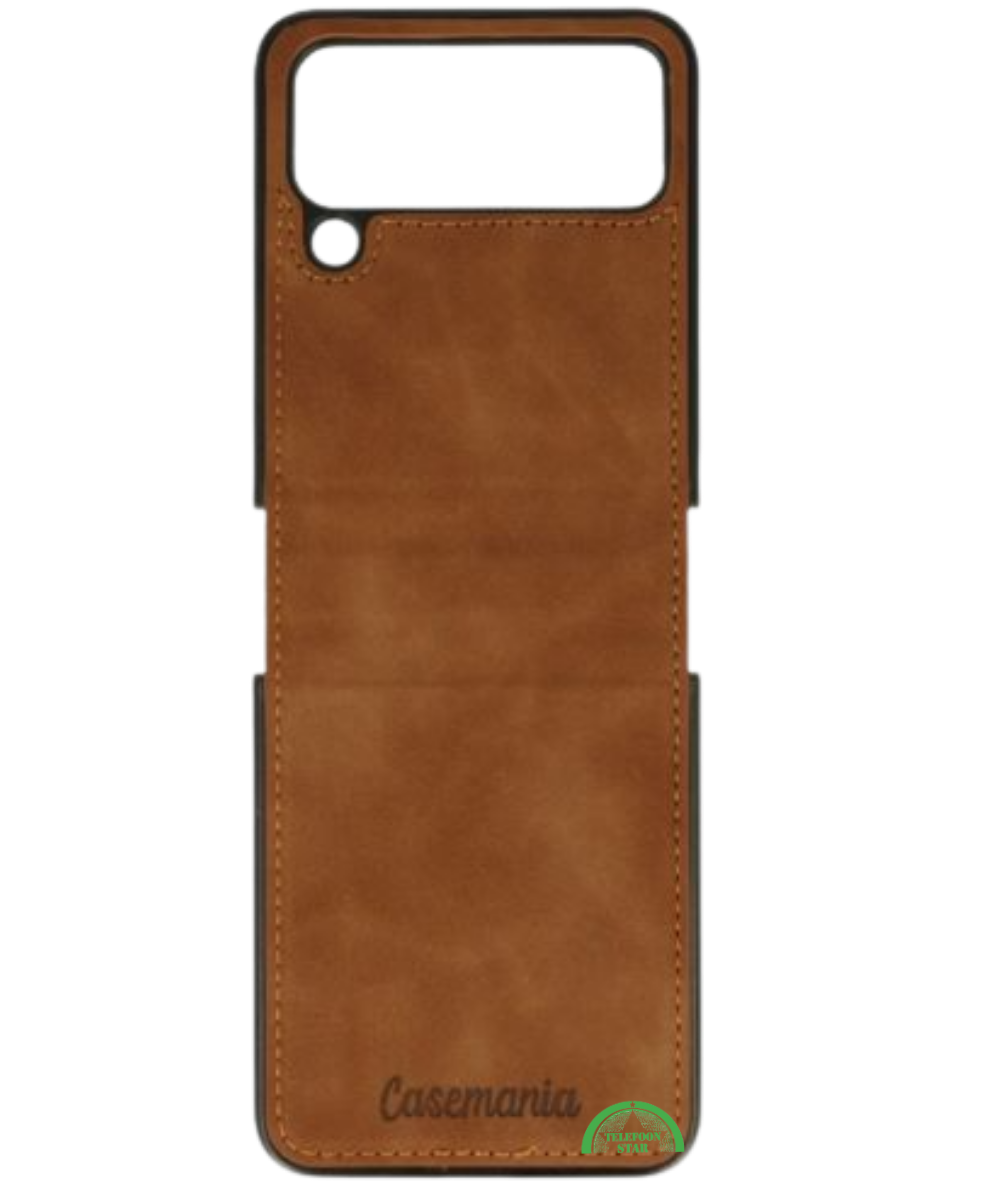 Hoesje voor Samsung Z Flip 6 Heritage Leather Wallet Case