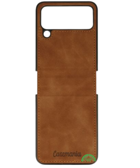 Hoesje voor Samsung Z Flip 6 Heritage Leather Wallet Case