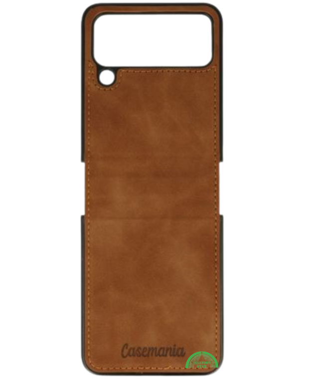 Hoesje voor Samsung Z Flip 6 Heritage Leather Wallet Case