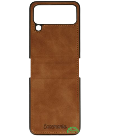 Hoesje voor Samsung Z Flip 6 Heritage Leather Wallet Case