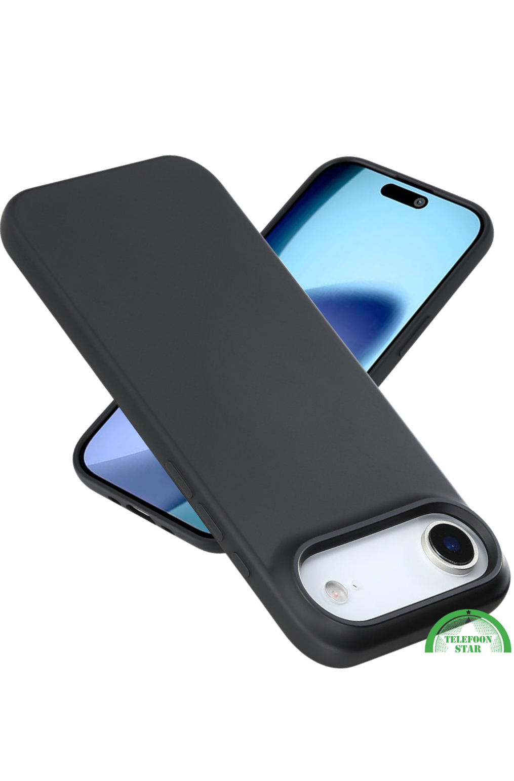 Zwart Soft Touch Hoesje voor iPhone 17 Air &ndash; Slank, Stijlvol &amp; Beschermend | Telefoonstar