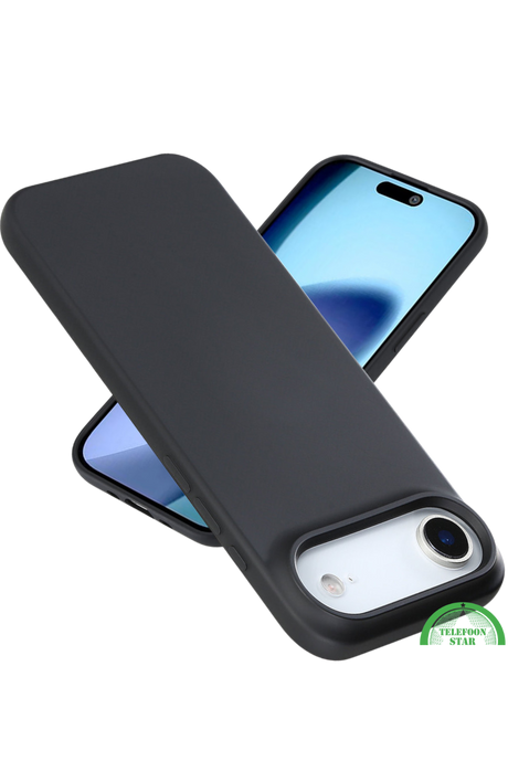 Zwart Soft Touch Hoesje voor iPhone 17 Air &ndash; Slank, Stijlvol &amp; Beschermend | Telefoonstar