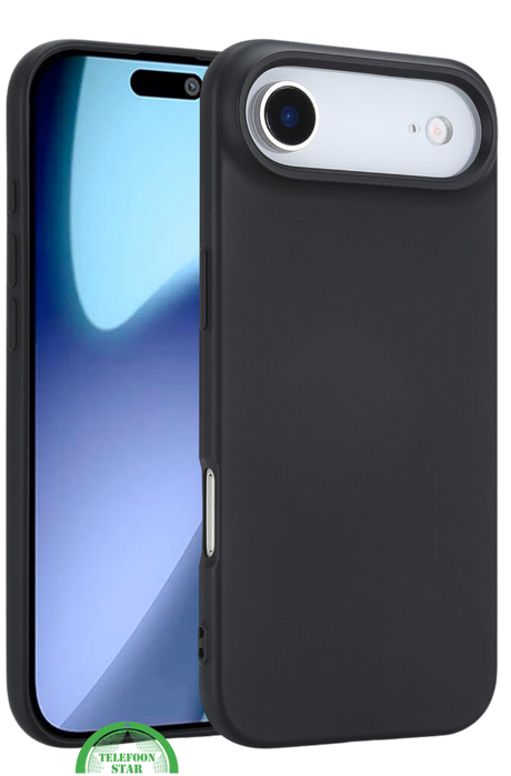 Zwart Soft Touch Hoesje voor iPhone 17 Air &ndash; Slank, Stijlvol &amp; Beschermend | Telefoonstar