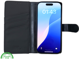 Bookcase Hoesje iPhone 17 Zwart &ndash; met Pasjeshouder &amp; Standfunctie