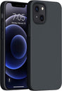 iPhone 13 Hoesje Siliconen Case Back Cover Hoes Zwart - iPhone 13 Hoesje Cover Hoes Siliconen