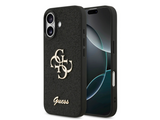 Guess Zwart Glitter Hoesje &ndash; met Gouden Logo &amp; Stijlvolle Bescherming