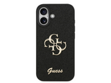 Guess Zwart Glitter Hoesje &ndash; met Gouden Logo &amp; Stijlvolle Bescherming