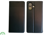 Flip Case Boek Zwart Luxe Klaphoes met 3 Pashouders voor iPhone 16 Plus