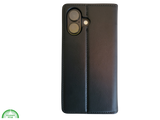 Flip Case Boek Zwart Luxe Leren Klaphoes met 3 Pashouders voor iPhone 16