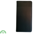 Flip Case Boek Zwart Luxe Leren Klaphoes met 3 Pashouders voor iPhone 16