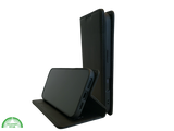 Flip Case Boek Zwart Luxe Leren Klaphoes met 3 Pashouders voor iPhone 16