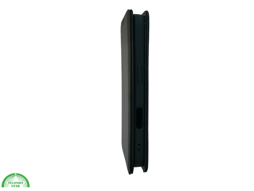 Flip Case Boek Zwart Luxe Klaphoes met 3 Pashouders voor iPhone 16 Plus